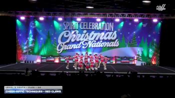 Cheer-riffic Techniques - Red Claws [2025 L3 Youth - Flex - D2] 2025 Spirit Celebration Christmas Grand Nationals