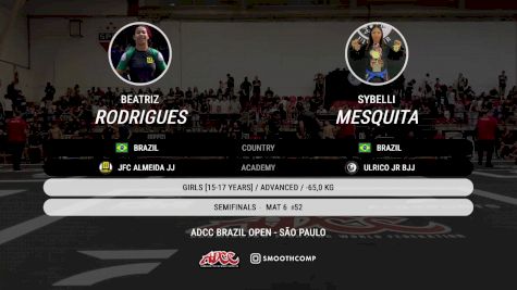 Beatriz Rodrigues vs Sybelli Mesquita 2025 ADCC Sao Paulo Open