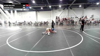 88 lbs Rr Rnd 2 - Ryker Rollans, Gold Rush Wr Ac vs Masten Felix, Poway Elite