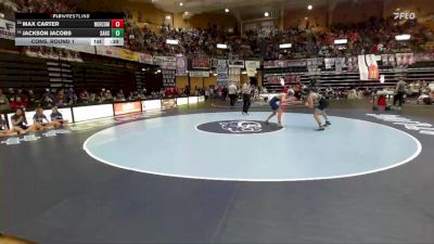 120 lbs Cons. Round 1 - Max Carter, Norton Community Hs vs Jackson Jacobs, Sabetha Hs