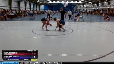 180 lbs Quarterfinal - Brianna Seixas, Dubuque vs Kayleigh Loo, Augustana (IL)