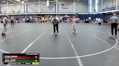 80 lbs Finals (2 Team) - Jack Lauer, Brawler Elite vs Tyler Gieger, Buxton