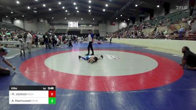 61 lbs Semifinal - Rhett Jackson, Rockmart Takedown Club vs Adam Rasmussen, Roundtree Wrestling Academy