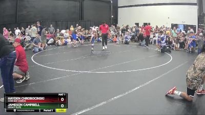 53 lbs Round 1 - Jameson Campbell, Legacy Elite vs Hayden Chrobocinski, Cane Bay Cobras