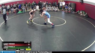 104-107 lbs Semifinal - Lucky Mendez, Foothill vs Logan Padilla, Lakeside