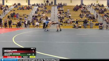 184 lbs Semifinal - Antonio Davis, Rochester-CTC vs Giovanni Jackson, Harper CC