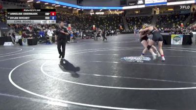 145 lbs Cons. Round 2 - Annelise Obermark, Simpson vs Dylen Ritchey, Fort Hays State