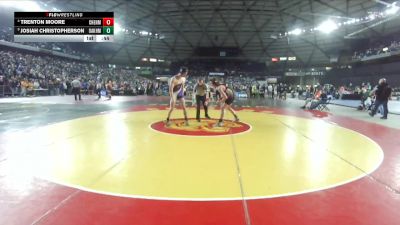 Boys 3A 175 lbs Cons. Round 7 - Josiah Christopherson, Oak Harbor vs Trenton Moore, Cheney