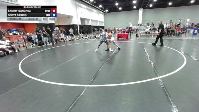 132 lbs Sammy Sanchez, Team Wyoming White vs Scott Cascio, Team Louisiana