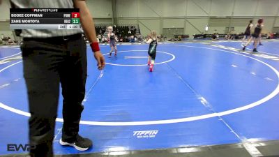 45 lbs Rr Rnd 5 - Kennedy Luker, Mat Warriors K-6 vs Ruby Kate Richards, Aztec Lady Warriors K-6