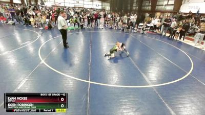 42 lbs Semifinal - Lyam Mckee, Uintah vs Koen Robinson, Shootbox Wrestling Club