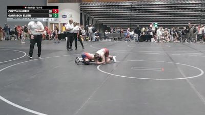 72 lbs Round 2 (8 Team) - Colton Harris, Crossroads Wrestling vs Garrison Eller, Trojan Wrestling