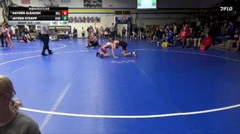120 lbs Semifinal - Jayden Steapp, Solon vs Hayden Albaugh, Williamsburg