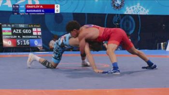 57 kg 1/8 Final - Muhammad Ismayilov, Azerbaijan vs Giorgi Maisuradze, Georgia