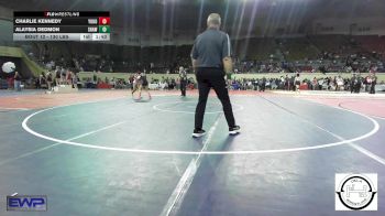 130 lbs 3rd Place - Charlie Kennedy, Yukon Middle School Girls vs Alaysia Dedmon, Shawnee Wrestling