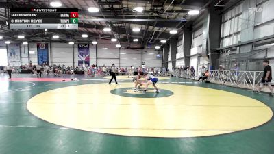 132 lbs Rr Rnd 1 - Jacob Weiler, Team Nebraska vs Christian Reyes, Triumph Elite