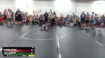 40 lbs Round 4 (6 Team) - Trey Sanders, NY Hammers vs Hayden Zemba, U2 Journeymen Uprising