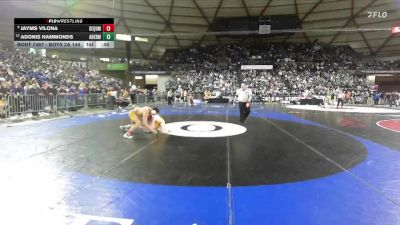 Boys 2A 144 lbs Cons. Round 2 - Jayms Vilona, Sequim vs Adonis Hammonds, Aberdeen