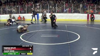 52 lbs Semifinal - Mason Wade, Corunna Youth Wrestling vs Thomas Wales, Center Line WC