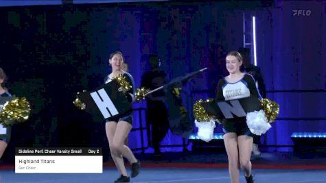 Highland Titans - Rec Cheer [2023 Sideline Perf. Cheer Varsity Small Day 2] 2023 Pop Warner National Cheer & Dance Championship