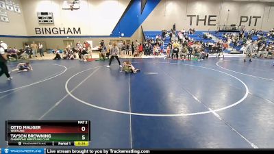 54-56 lbs Round 1 - Tayson Browning, Champions Wrestling Club vs Otto Mauger, Westlake
