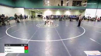50 lbs Quarterfinal - Bradey Bleich, PA vs Julian Lawrence, WA