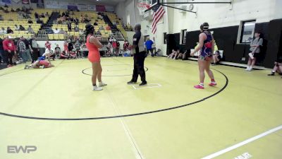 155 lbs Final - Gia Garcia, Wagoner vs Alix Kimble, Tahlequah Wrestling Club