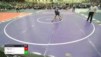 106 lbs Quarterfinal - Lauren Nguyen, Livermore Elite WC vs Aleena Nguyen, Central Catholic