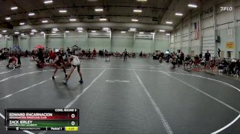 90 lbs Cons. Round 3 - Edward Encarnacion, Headhunters Wrestling Club vs Zack Ierley, Mayfield Mat Academy