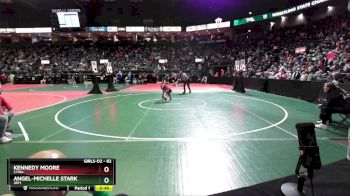 82 lbs Cons. Round 2 - Angel-Michelle Stark, JRP1 vs Kennedy Moore, CYWA