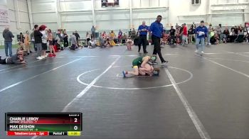 56 lbs Semis & 1st Wrestleback (8 Team) - Charlie Leroy, Armory Athletics vs Max Deshon, Neighborhood WC