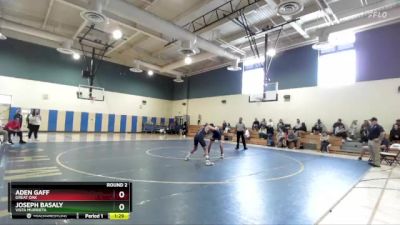 120 lbs Round 2 - Aden Gaff, Great Oak vs Joseph Basaly, Vista Murrieta