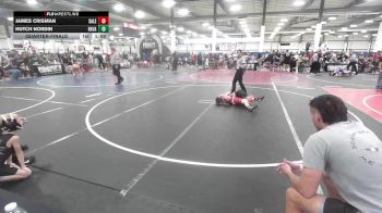 66 lbs Quarterfinal - James Crisman, Salem Elite Mat Club vs Hutch Nordin, Ravage WC