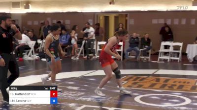 65 kg Semifinal - Skylar Hattendorf, New Hampshire vs Maya Letona, New York City RTC