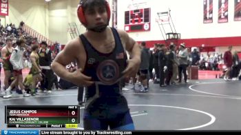 125 lbs Cons. Round 3 - Kai Villasenor, Clackamas Community College vs Jesus Campos, Team Agression