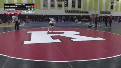 133 lbs 3rd Place - Billy Townson, Rutgers-Unattached vs Jaden Perez, Drexel