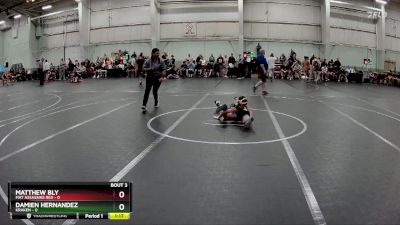 72 lbs Round 1 (8 Team) - Damien Hernandez, Kraken vs Matthew Bly, Mat Assassins Red