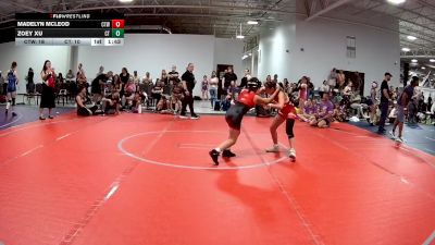 95 lbs Finals (8 Team) - Madelyn McLeod, CTWHALE vs Zoey Xu, Cordoba Trained