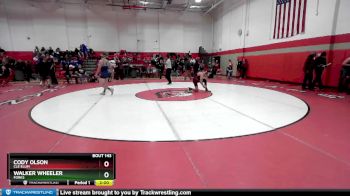 150 lbs Champ. Round 2 - Cody Olson, Cle Elum vs Walker Wheeler, Forks