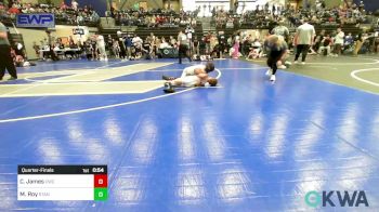 58 lbs Quarterfinal - Case James, Cowboy Wrestling Club vs Maxwell Roy, Standfast OKC