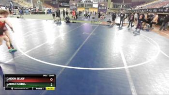 126 lbs Cons. Round 5 - Carter Siebel, IA vs Caiden Selof, IL