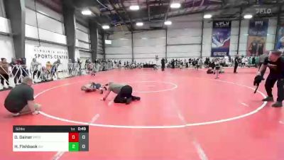 52 lbs Rr Rnd 3 - Opie Gainer, Patriot USA Wrestling Club vs Hudson Fishback, Sly Snipers BYW