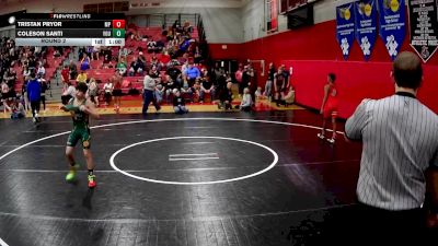 104-116 lbs Round 2 - Coleson Santi, Yough vs Tristan Pryor, Mt. Pleasant