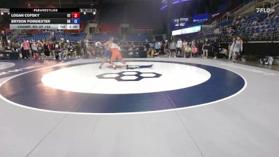 215 lbs Champ. Rd Of 128 - Logan Cofsky, CT vs Bryson Poindexter, OK