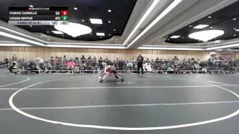 120 lbs Consi Of 64 #1 - Fabian Carrillo, Red Wolf WC vs Logan Bippus, Apex - Michigan