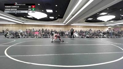 120 lbs Consi Of 64 #1 - Fabian Carrillo, Red Wolf WC vs Logan Bippus, Apex - Michigan