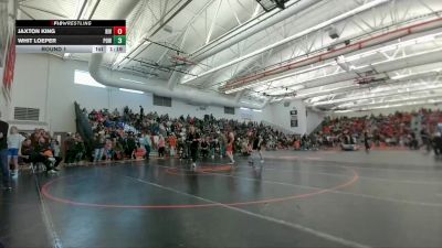 135-138 lbs Round 1 - Whit Loeper, Powell Middle School vs Jaxton King, Riverton Middle School