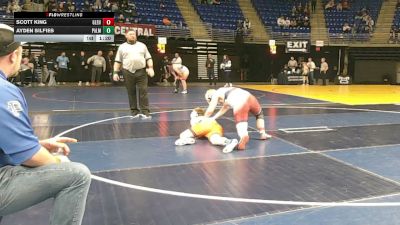 200 lbs Round Of 32 - Scott King, Glendale vs Ayden Silfies, Palmerton