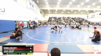 100 lbs Champ. Round 1 - Rosen Ame Dick, Orange High School vs Emma Seiler, Granite Hills WC