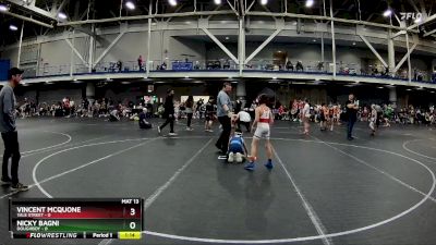 64 lbs Finals (2 Team) - Nicky Bagni, Doughboy vs Vincent McQuone, Yale Street